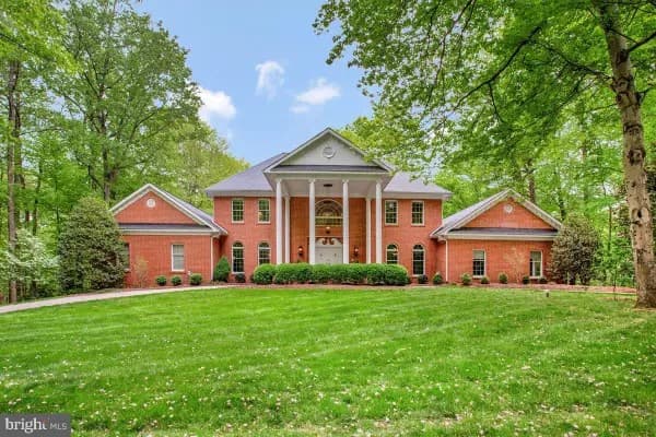 Crownsville Maryland brick colonial home