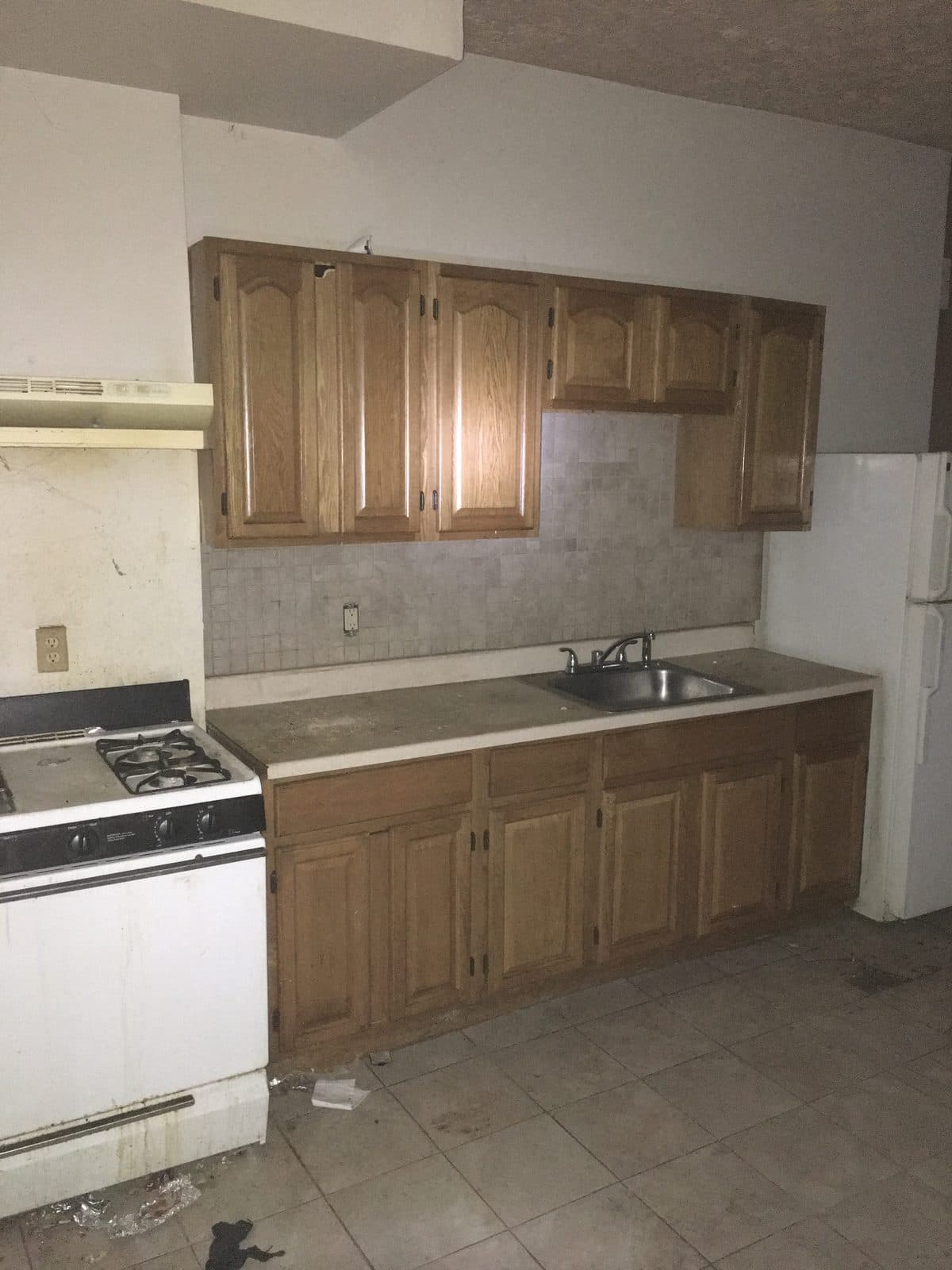 Kitchen before renovation — Shell Home Inspections 203k project